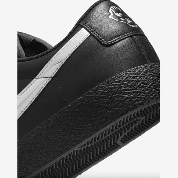 Dancer Skateboards x Nike Zoom Blazer Low SB Mens Black Silver - Picture 14 of 15